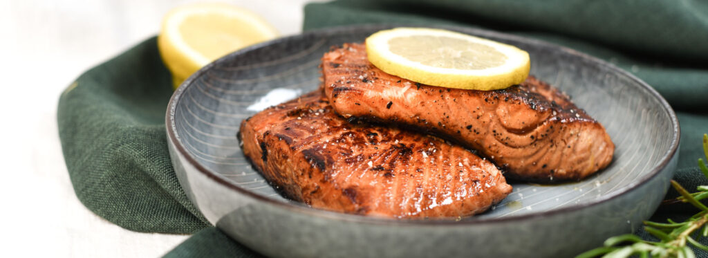 Marinierter Lachs