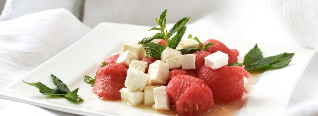 Wassermelone-Feta Salat