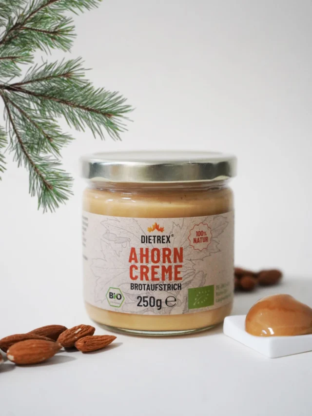 Unsere Bio Ahorncreme gehört einfach auf jeden Frühstückstisch.
Sie schmeckt wunderbar süß und cremig – auf Brot, im Porridge oder zu winterlichen Desserts.

Hast du unsere Creme schon probiert?

#maplesyrup  #natürlicheinhaltsstoffe #bio #vegan #ahorncreme #instafood 
#dietrex #foodart #ohnezusatzstoffe #foodie #instafood #yummy #foodlover #foodstagram #delicious #tasty #homemade #herbstküche #herbstgenuss #maplelove #biofood #cozyseason #stullenliebe #dessertliebe #naturpur